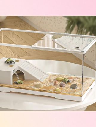 #钓鱼     乌龟缸家用养龟入门客厅造景大号桌面水陆两用底部排水鱼缸    #钓鱼的乐趣只有钓鱼人懂 #钓鱼人就是这么疯狂 #钓鱼人 #钓鱼技巧