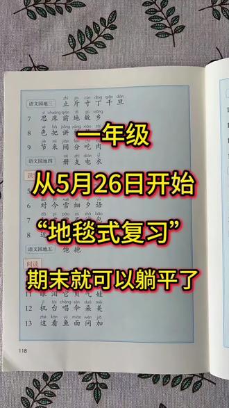 一年级下册语文期末地毯式复习,亲测有效红色红色💯
#一年级#学霸秘籍#必考考点#好视频扶持计划#高频考点