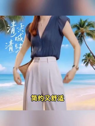 法式V领褶皱设计短袖衬衫女2025夏季新款收腰显瘦百搭气质衬衣