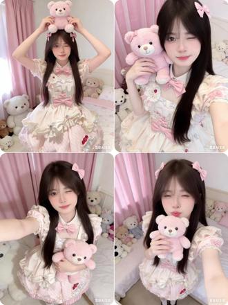 洛丽塔裙子换装#豆包ai 指令来啦!#洛丽塔 #换装 #豆包P图已经nextlevel了 #洛丽塔lolita