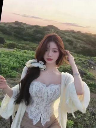 慵懒风气质宽松针织毛衣开衫外套蕾丝内搭背心女显瘦短裤两件套装#早秋慵懒风毛衣穿搭 #秋季显瘦新款