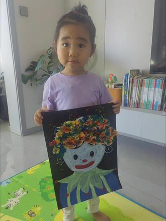 第22画 给🤡染个头发吧
#幼儿美术 #两岁宝宝