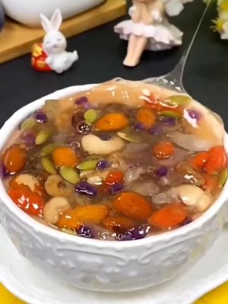 红枣坚果银耳羹500g冲泡食品即食营养早餐速溶罐装代餐坚果#爱生活爱美食#喝出好气色#养生就是养健康#