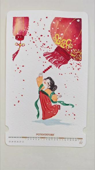 丙烯马克笔绘画 🧧 画个小丫头,提前迎接红火二月!
这灯笼的红,这裙摆的飘,年味直接拉满啦~
用丙烯马克笔在月历上搞创作,每天都有小惊喜💖
临摹:小苎西
#真实生活分享官 #跟着抖音学画画 #艺术种草计划 #丙烯马克笔 #手绘日历