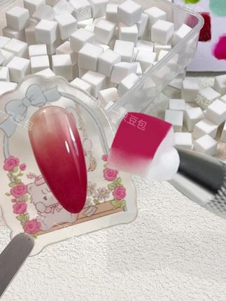 拍拍胶海绵抓抓笔调胶纸日系牛肉粒渐变晕染腮红调胶纸#好物 #豆腐块拍拍海绵 #好物 #平价好物 #海绵