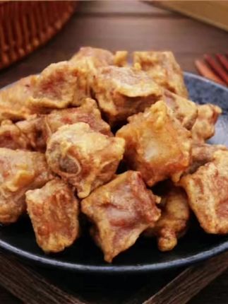 桥头排骨半成品商用款油炸蒜香肋排秘制腌制蒜香免浆炸排骨 #炸排骨 #好吃又解馋 #外酥里嫩 #吃了还想吃 #在家做美食