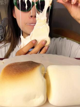 糊了 烤棉花糖#棉花糖#烤棉花糖#脆皮棉花糖