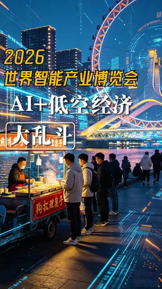 智行天下,能动未来。夏至未至,未来已来。#世界智能产业博览会 #2026世界智能产业博览会 #人工智能 #低空经济 #智能产业