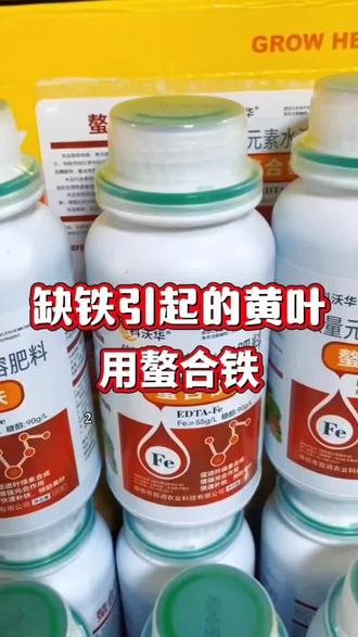 果蔬快速补铁预防黄叶水溶肥#螯合铁