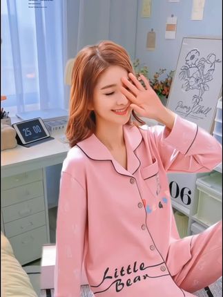 #创作灵感#舒适家居服 #多色可选#睡衣家居服#面料舒适透气