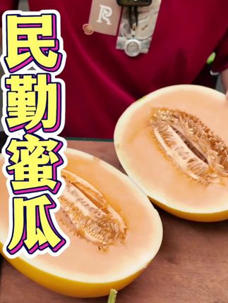 民勤沙漠蜜瓜#快来一起尝个鲜 口感香甜#强烈推荐 过季今年就没有了#新鲜采摘 #应季水果