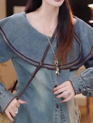 #小心机穿搭 #牛仔衬衫女 #氛围感衬衫 #牛仔衬衫怎么搭 #衬衫怎么穿出高级感
