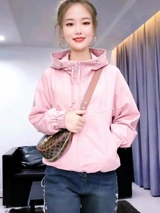 新款女装双拉链加二棉户外外套女宽松休闲夹克冲锋衣上衣潮#减龄显瘦穿搭 #这也太好看了 #高端大气
