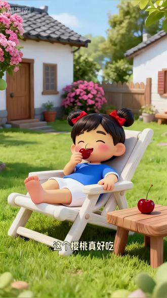 小男孩不小心吃下了樱桃籽 怎么办#3到6岁儿童益智动画 #创作者中心 #创作灵感 #宝宝益智早教视频