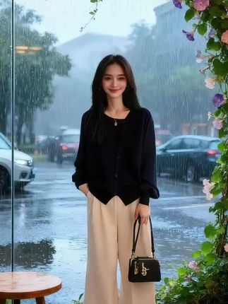微胖mm春秋大码女士毛衣遮肚子巨显瘦上衣2025新款早秋针织打底衫#显瘦上衣#胖mm#针织衫#早秋穿搭#每日分享@DOU+小助手