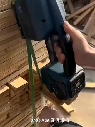电动打包机 手提式 全自动热熔免扣 PET塑钢带PP塑料带捆扎机#手提电动打包机 #自功捆扎机 #高性能实用工具 #省时省力效率高