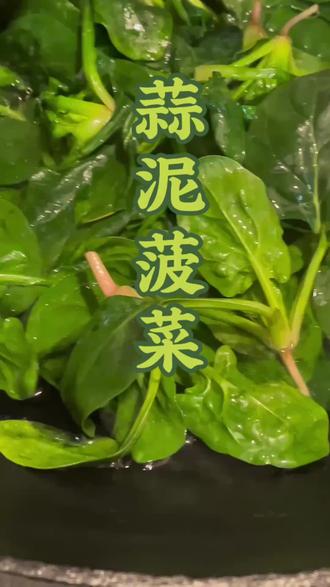 蒜泥菠菜炒青菜不变色好吃好看的方法 当季霜打菜推荐:蒜泥菠菜。这个矮脚趴地小菠菜清甜软糯,翠绿没有黄叶子,比一般菠菜小很多,叶片很厚实,根须粉红色很嫩,汆水后一点都不涩口,非常细嫩好吃,很推荐呢#菠菜 #炒菠菜 #炒青菜不变色 #蒜泥菠菜