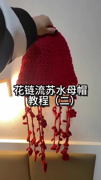 #手工编织教程 #毛线手织教程 #钩织教程 #水母帽#毛线钩织 一起来钩织一款超好看的水母帽吧✌️