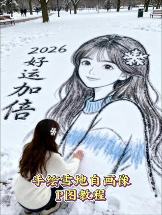 在雪地里手绘自画像,2026好运加倍❄️🎨 这个冬天,用画笔记录下最美的自己
#醒图
#醒图创作者