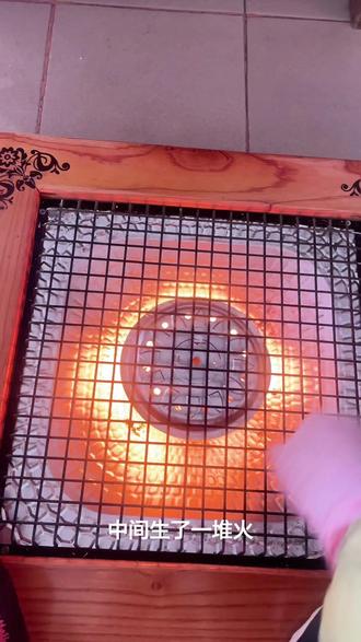 实木电火盆,无极调温,一家人吃饭小孩写作业有个这样的取暖器一整个冬天都不怕冷了#取暖神器 #电暖器 #过冬神器 #烤火炉 #电火盆