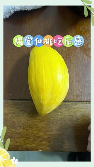 大家都很好奇耀堂仙桃的味道如何,这个就是提前一个星期催熟的果子,看完之后再决定要不要品尝吧!#耀堂仙桃 #耀堂仙桃蛋黄果 #水果测评 #小众水果 #真实生活分享官