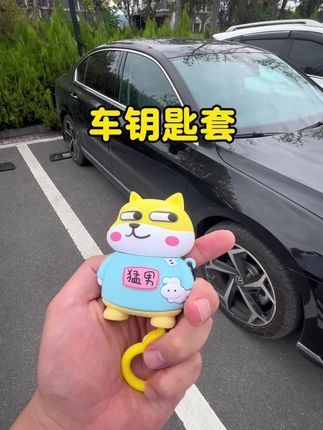 这么可爱的车钥匙套,艾特你最好的那个ta,一定会给你买的吧。#汽车好物 #车钥匙保护套 #汽车装饰品