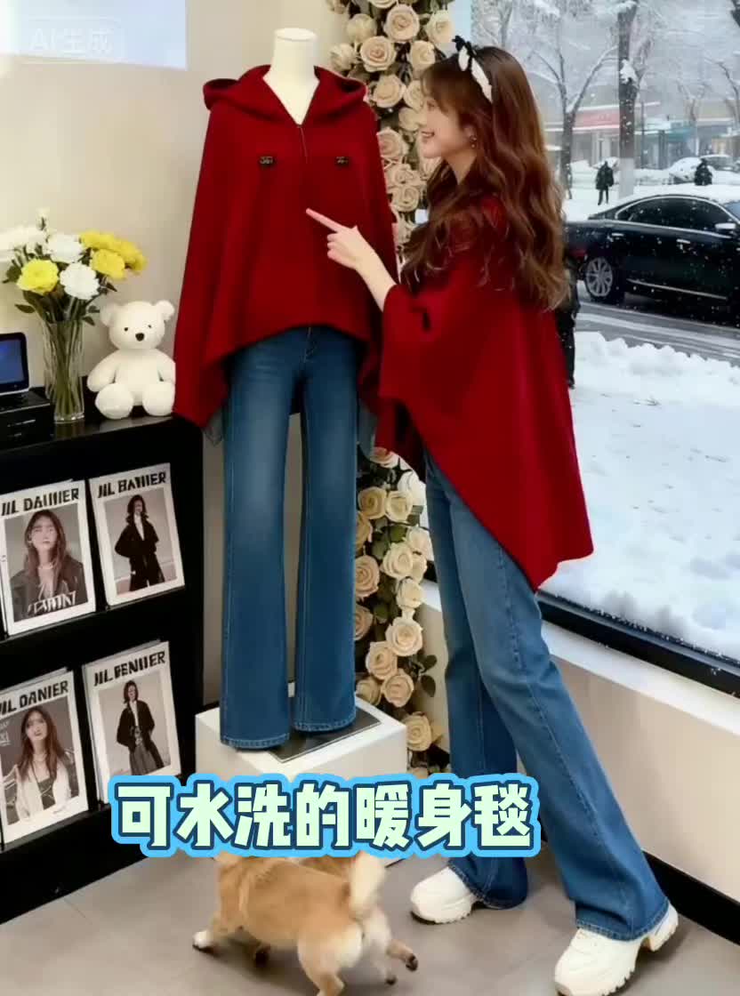 #这也太好看了 #时尚搭配 #加热暖身毯#加热披肩#冬季必备