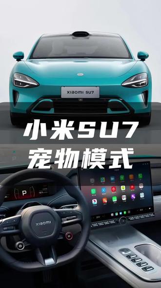 养宠人士的神车:小米SU7,实测宠物模式到底好不好用 #新能源汽车 #宠物 #汽车生活