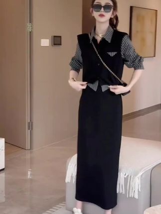 #高级感穿搭 #裙装穿搭 #女士西装裙套装 #显瘦显高显气质 #连衣裙分享