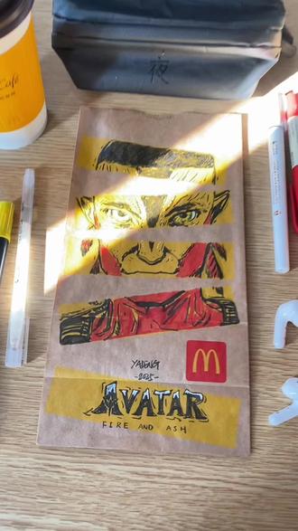 听说你喜欢阿凡达3的上校!沉浸式画给你!
#真实生活分享计划 #阿凡达 #画画 #真实生活分享官 #麦当劳