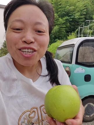天气又干又渴吃一个梨吧#正宗砀山青皮蜜梨脆甜多汁无渣渣@DOU+小助手
