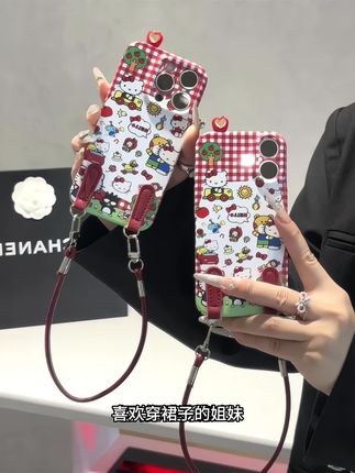 哇塞~满印的卡通图案也太可爱了吧,上面的立体小苹果也太戳我了吧~#好物分享 #时尚手机壳 #这个手机壳真的长在我心巴上了 #阔爱炸了
