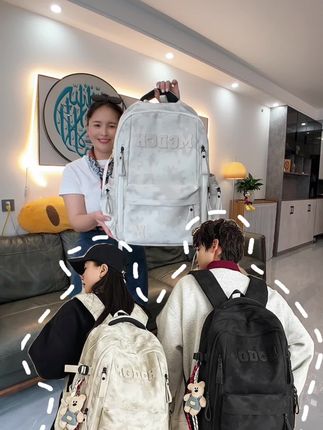 初高中大容量双肩书包#学生书包 #减负书包 #初高中学生书包