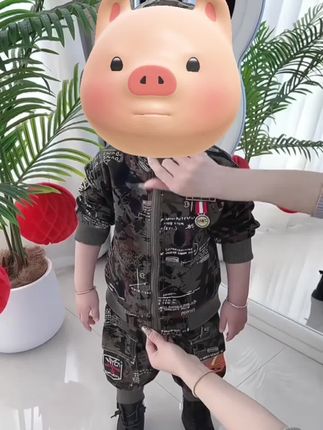 #我要上热门 男童休闲迷彩服套装#早秋穿 搭#时髦又洋气#高级又好看@DOU+上热门 @D0U十小助手#经典素描