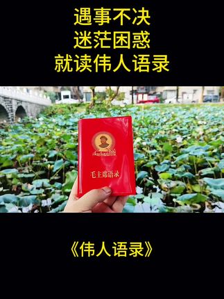 遇事不决就读伟人语录#伟人语录 #教员