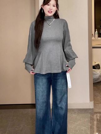 可以穿到200斤的收腰上衣#微胖女生 #精致穿搭也是一种对生活的态度 #ootd穿搭 #120斤