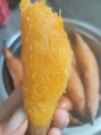这就是烟薯,柔软香甜#红薯 #烟薯