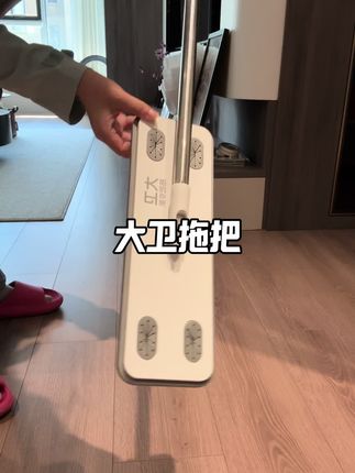 大卫拖把 #创作灵感 干湿两用的静电除尘拖把,头发灰尘吸附的干干静静,拖地也不留水印#居家好物 #静电除尘拖把 #好物分享🔥 #大卫拖把