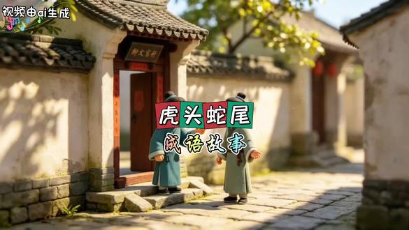 《虎头蛇尾》成语故事:指做事开头声势浩大,后期敷衍了事,无法善始善终。这个故事告诉我们:一时热血不算本事,长久坚持才难得。拒绝虎头蛇尾,坚守初心,才能走到终点!#儿童朗读每天必读 #成语故事 #启蒙早教 #育儿 #家长必读