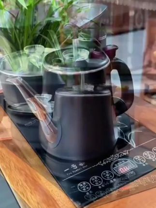 电热水壶 全自动上水电热水壶,家用茶台一体电茶炉煮茶壶烧水壶恒温泡茶专用#电热水壶