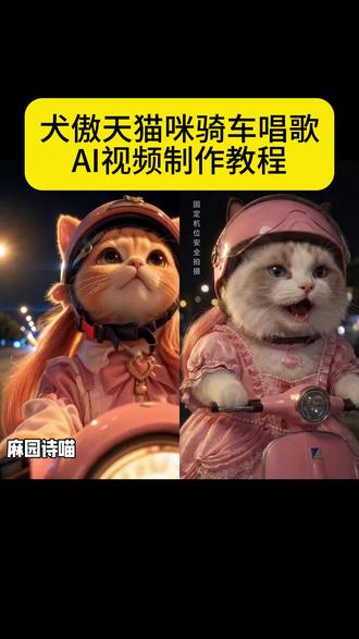 犬傲天猫咪骑车唱歌AI视频制作教程来了 #由小云雀seedance2.0制作 #小云雀AI #小云雀爆款马上成片 #小云雀seedance #犬傲天猫咪ai 犬傲天猫咪ai指令 犬傲天猫咪ai唱歌 犬傲天猫咪饭ai 萌宠 狗狗骑车唱歌 猫咪骑车唱歌ai 犬傲天AI 犬傲天咸菜咸菜 犬傲天猫咪形象 犬傲天猫咪表情包 犬傲天猫咪ai怎么制作 猫咪唱歌视频ai ai猫咪骑车唱歌