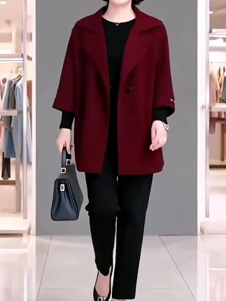 #妈妈装外套 #秋冬穿搭分享