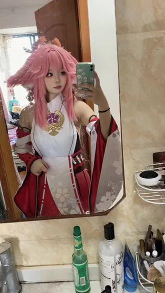 之前给姐姐的报备视频^ ^ #八重神子 #cos