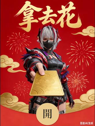 三角洲干员专属红包封面制作指令教程#三角洲行动#豆包ai #豆包p图已经nextlevel了#微信红包封面#自制微信红包封面 拿去花红包封面生成指令 豆包微信封面p图