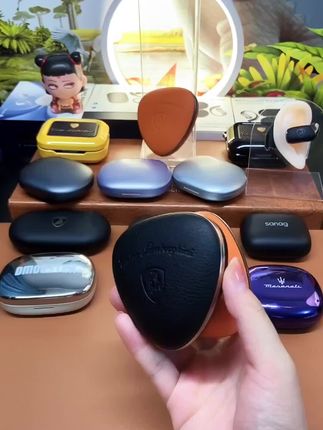 #兰博基尼牛皮蓝牙耳机#降噪耳机#高品质蓝牙耳机
