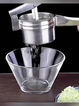 菜馅挤水器,家用厨房多功能蔬菜脱水器,不锈钢大号拧干饺子馅挤菜器