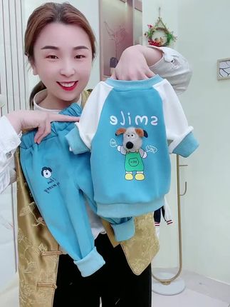 儿童春秋两件套#高品质童装 #儿童春秋两件套 #儿童秋装套装