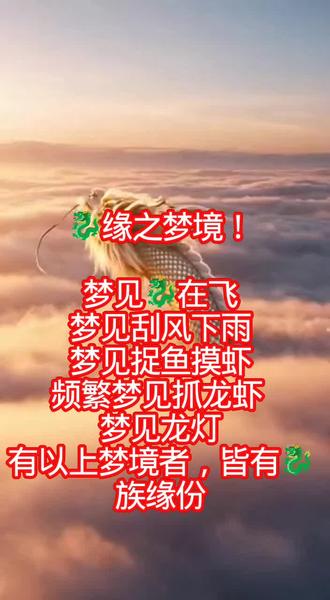 带有🐉族缘分之梦境解析。
