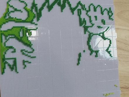 终于拼到最喜欢的索隆的图了
为了为张图,又是买ipad,又是充会员的
也是很拼了
#拼豆 #手工diy #海贼王 #索隆 #拼豆图纸