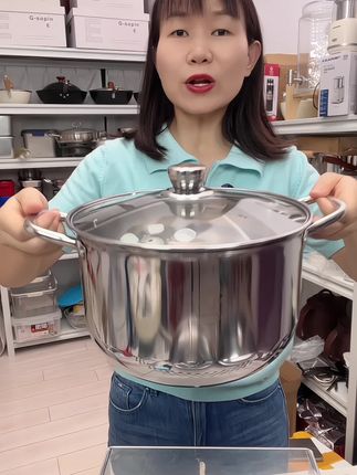 就剩一个尺寸,才这个价#不锈钢汤锅 #汤锅 #316不锈钢锅 #特厚不锈钢汤锅
